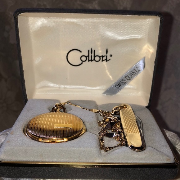 Colibri Accessories Colibri Pocket Watch And Knife Set Poshmark